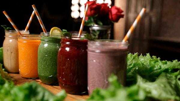 Healthy fresh juices