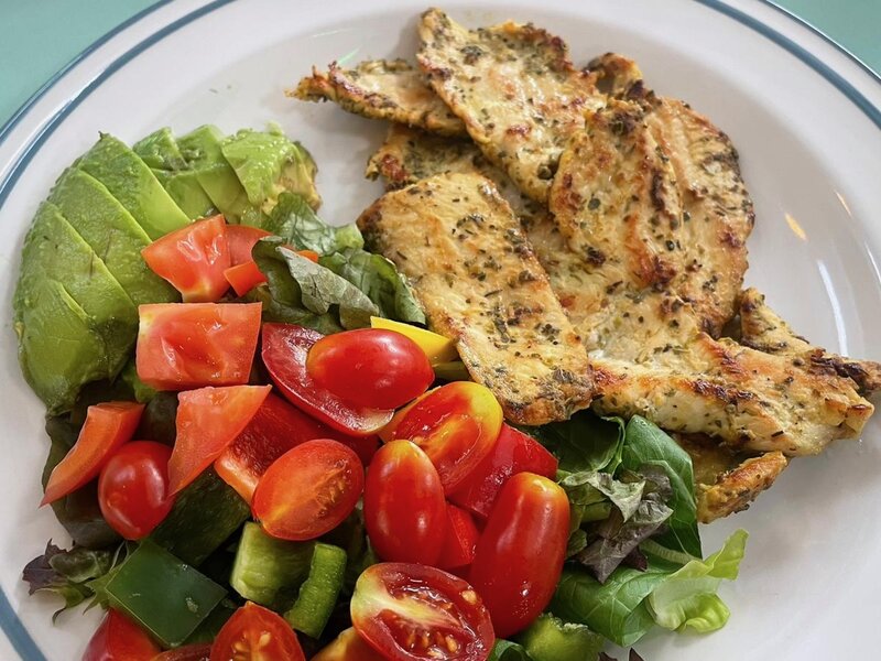 Avocado Chicken Breast Salad